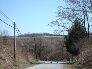 The road Grandma walked to McEwensville now dead-ends at Interstate I-180.