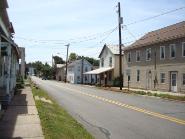 2010 photo of the same section of Main Street, McEwensville.