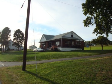 Photo from last summer of the house that Grandma lived in during her later years.