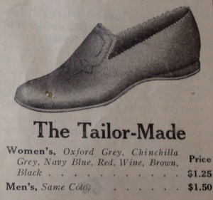 slipper a hundred years ago