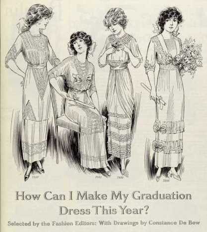 1913 Graduation Dresses  A Hundred Years Ago