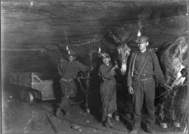Lewis Hine's picture of child coal miners (Source: Wikimedia Commons)