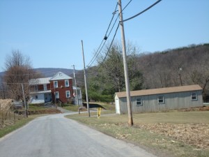 Grandma was about 2/3s of the way home from McEwensville when she passed this house.