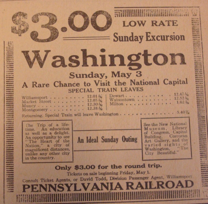Source: Watsontown Record and Star (May 1, 1914)