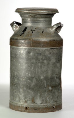 milk can (photo source: Grant-Kohrs Ranch National Historic Site) 