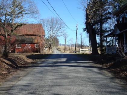 A hundred years ago today, Grandma and Ruth would down this road, past this farm, to get to the Oakes farm.  