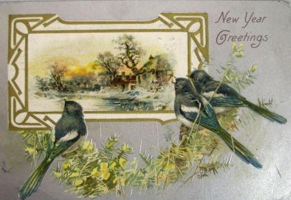 Vintage New Year's Postcard