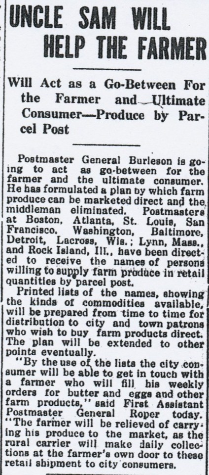 Source: Milton Evening Standard (March 31, 1914)