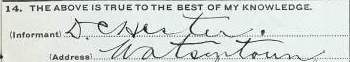 hester death certificate 1912.signature