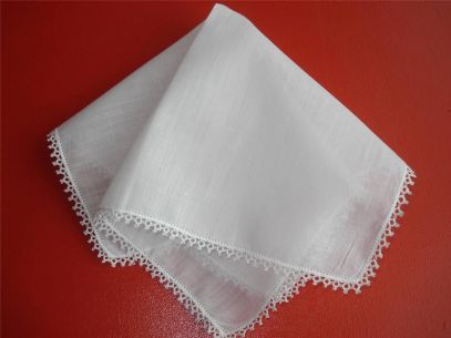 tatted handkerchief