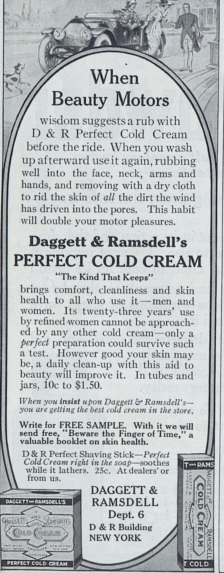 1914 Cold Cream Advertisement