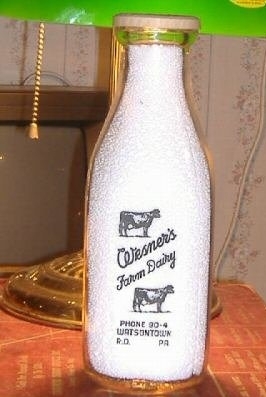 Wesner's Dairy Milk Bottle