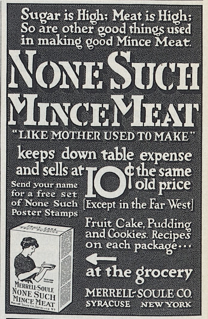 1914 None Such Mincemeat Advertisement