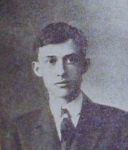 Raymond Swartz (1915), Senior photo in the Milton High School Yearbook