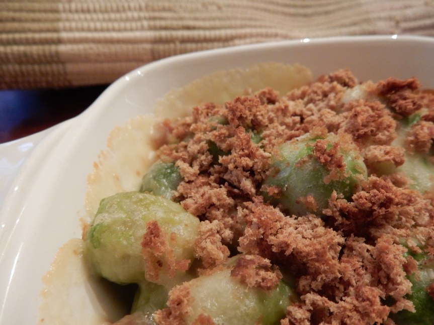 Brussels Sprouts Au Gratin