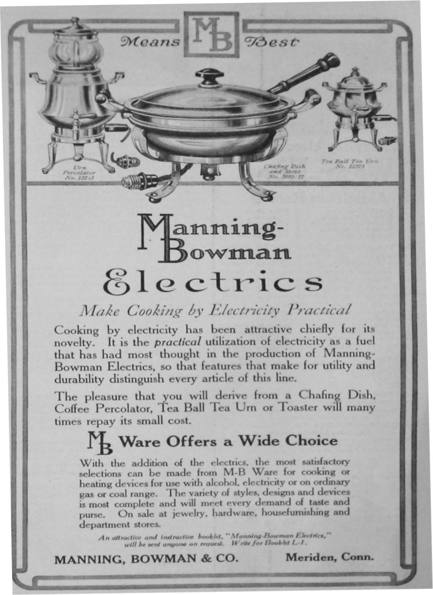 Manning-Bowman Electrics Advertisment