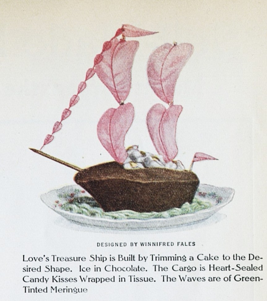 Valentine Cake LHJ 2 1914 c