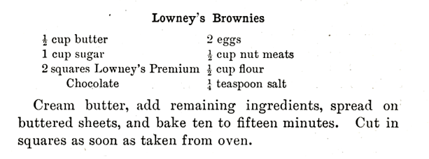 Source: Lowney's Cook Book (1912)
