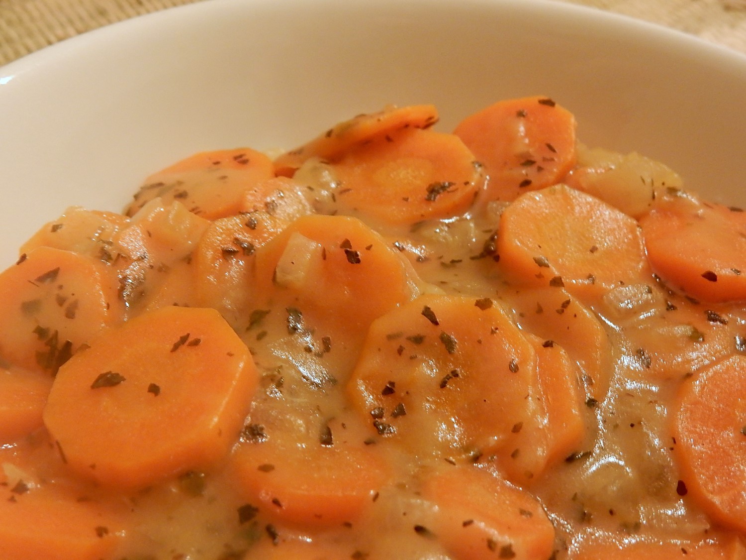 Flemish Carrots in Dish