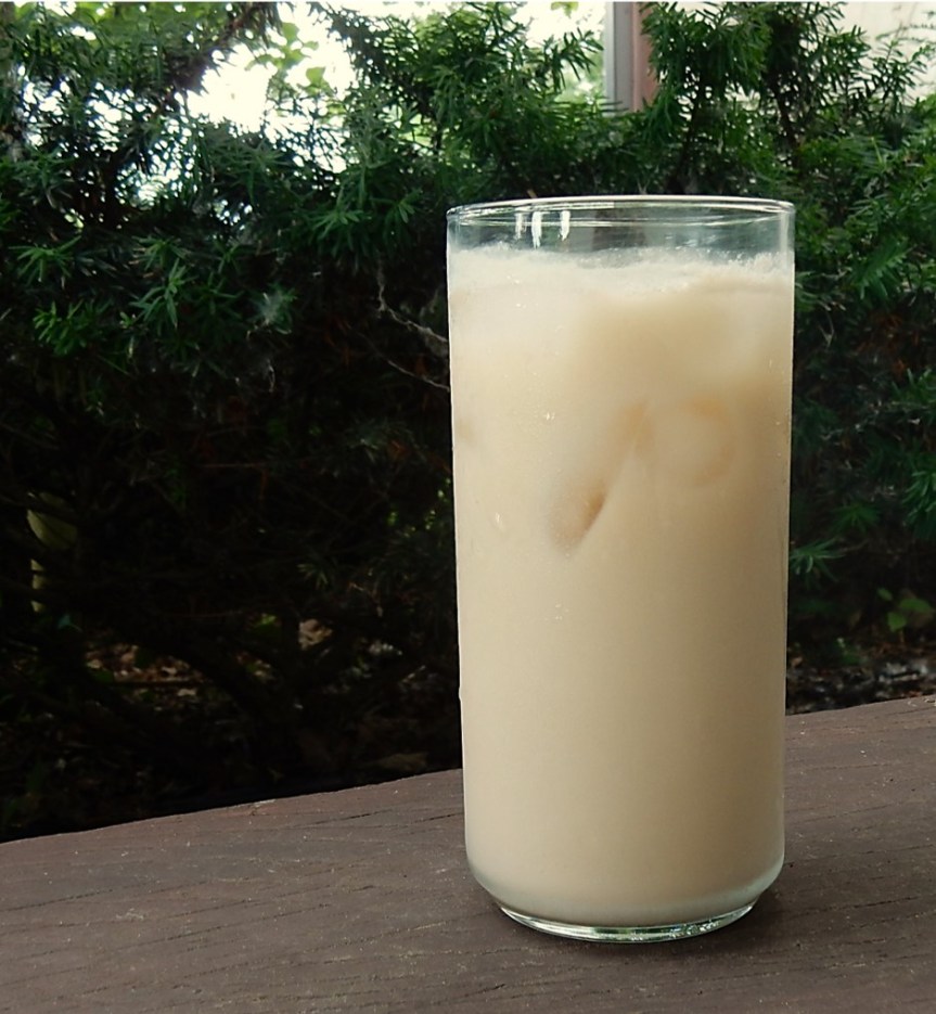 glass filled with Ginger Coffee Cream