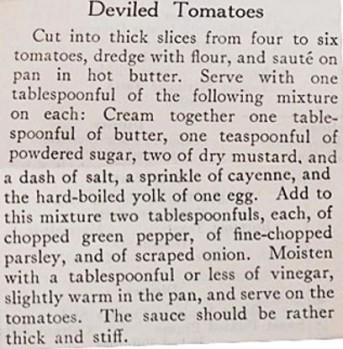 recipe for deviled tomatoes