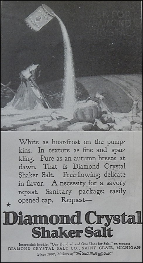 Advertisement for Diamond Salt