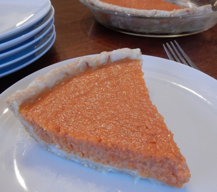 slice of carrot pie