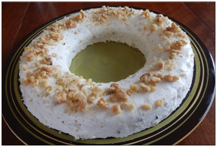 molded Nutted Cream on plate