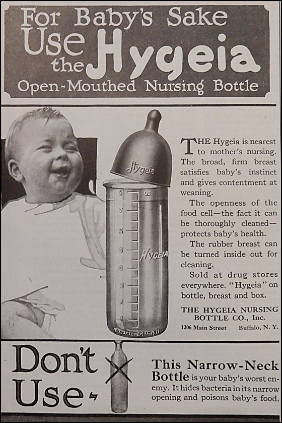 Hygeia Nursing Bottle Advertisement