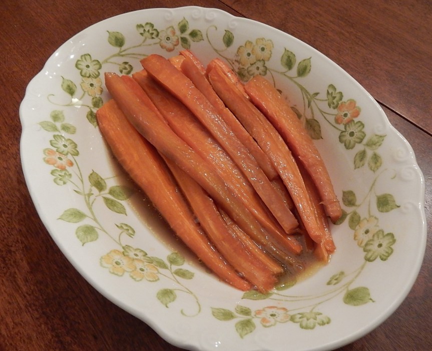 Braised Carrots in Serving Dish
