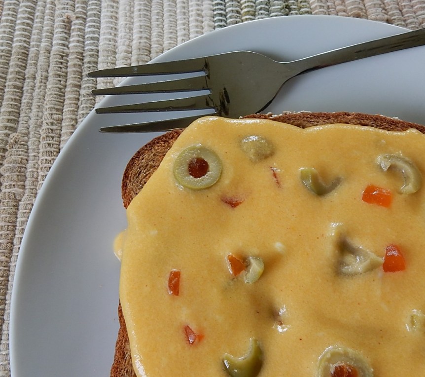 Olive Rarebit on Toast