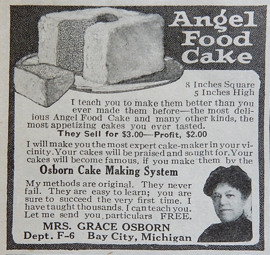 Advertisement for Osborn Cake Making System