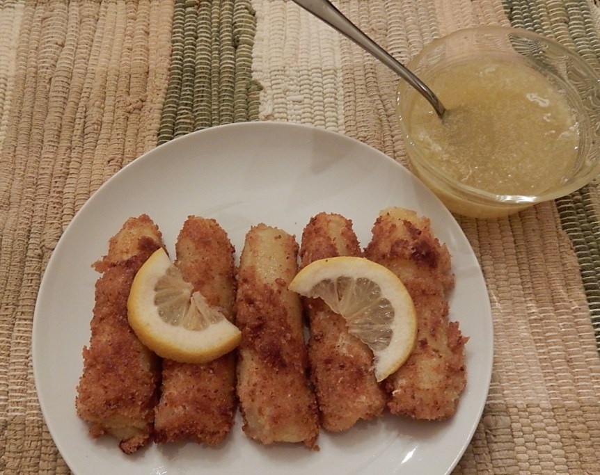 Fried Bananas on plate