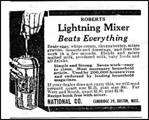 Lightning Mixer Advertisement