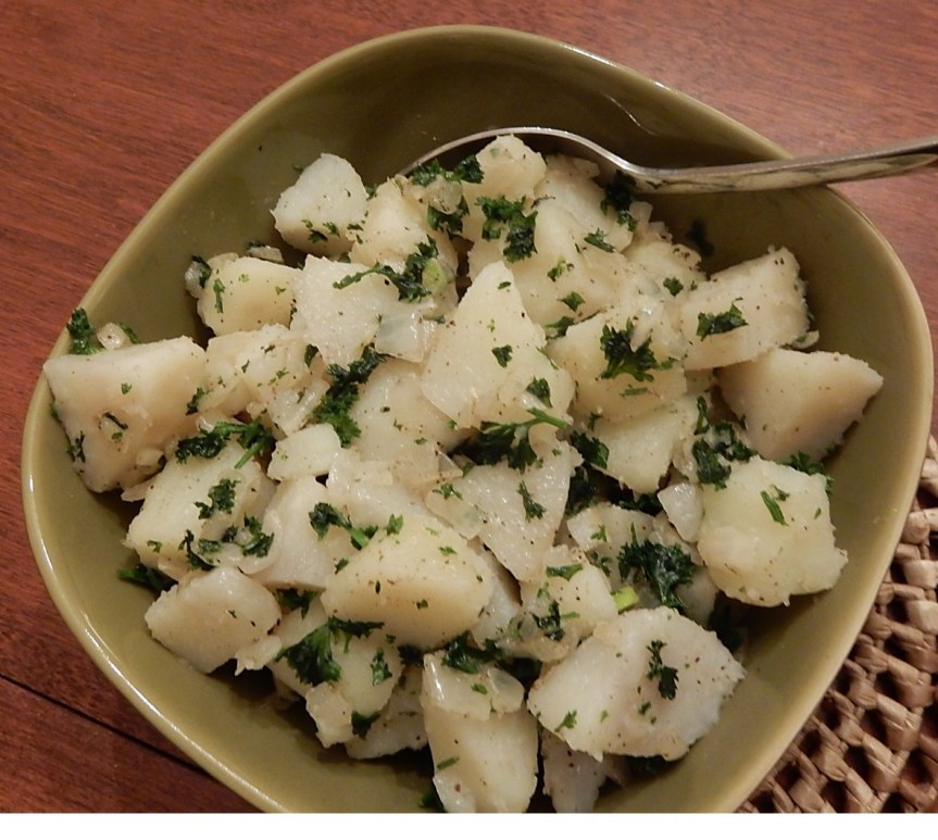 Lyonnaise Potatoes in Bowl