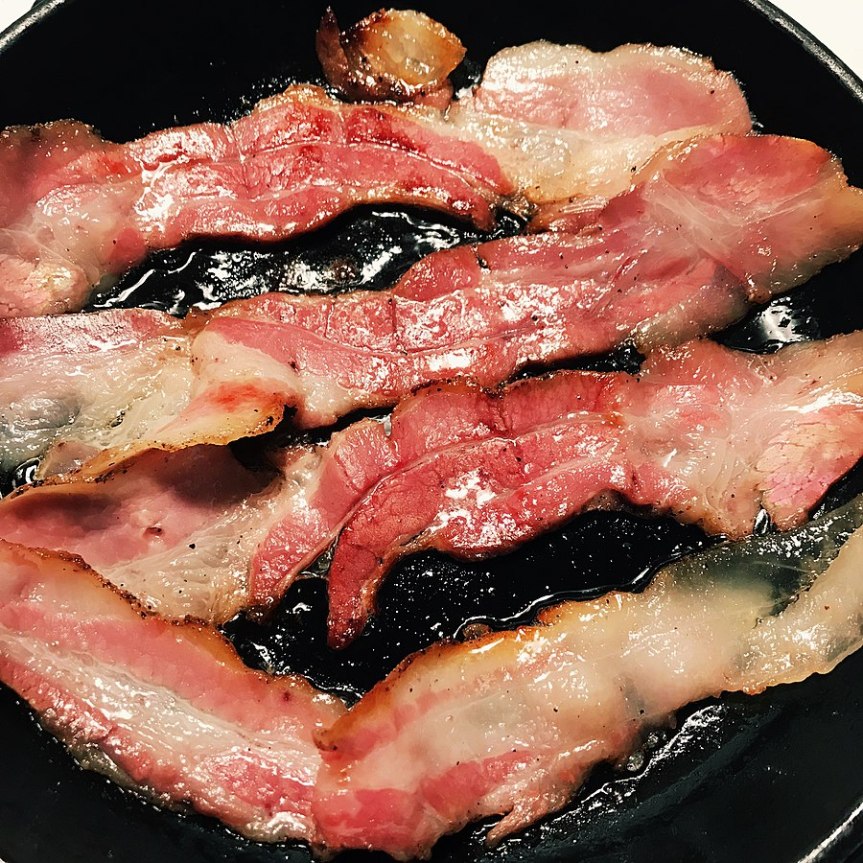 Baking frying in a pan