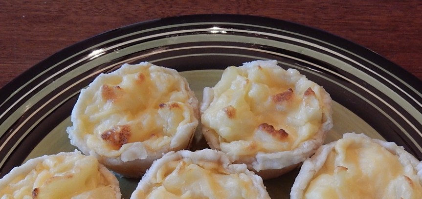 Potato Tarts a la Gratin on plate