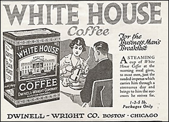 Advertisement for White House Coffee