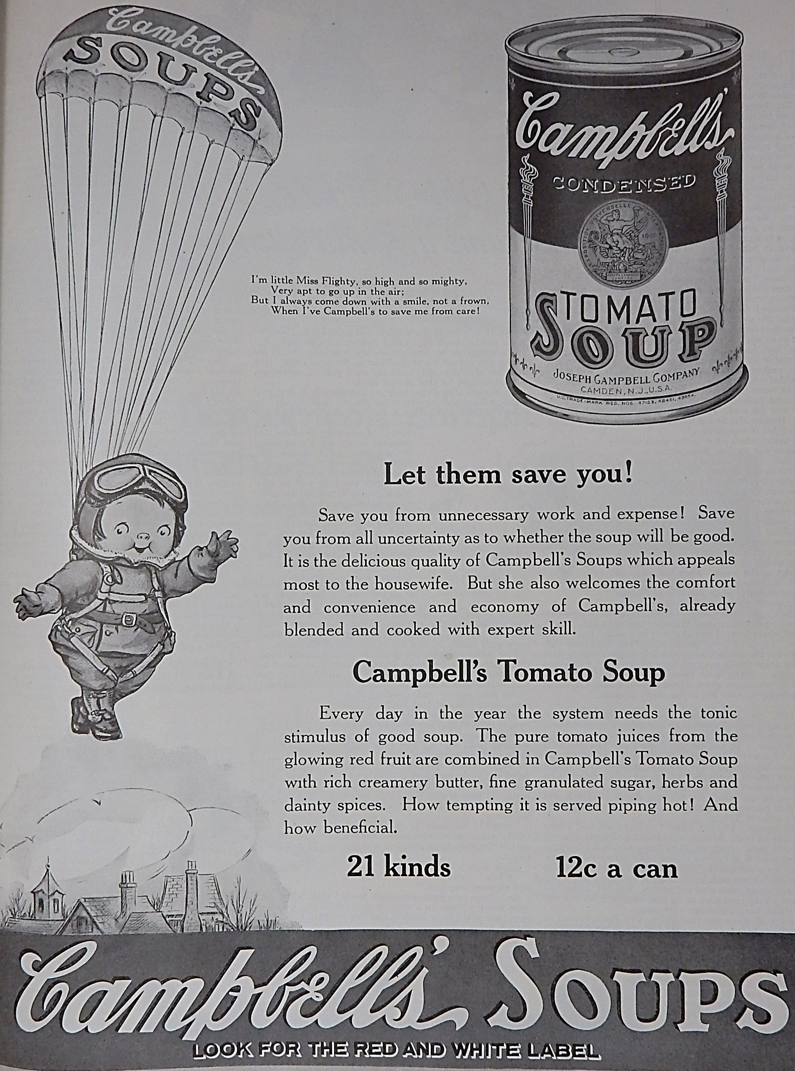 1921 Campbell's Soup Advertisement