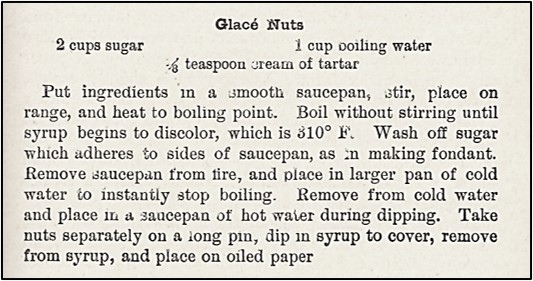 Recipe for Glace Nuts