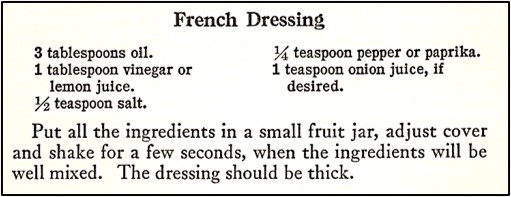 French Dressing Recipe