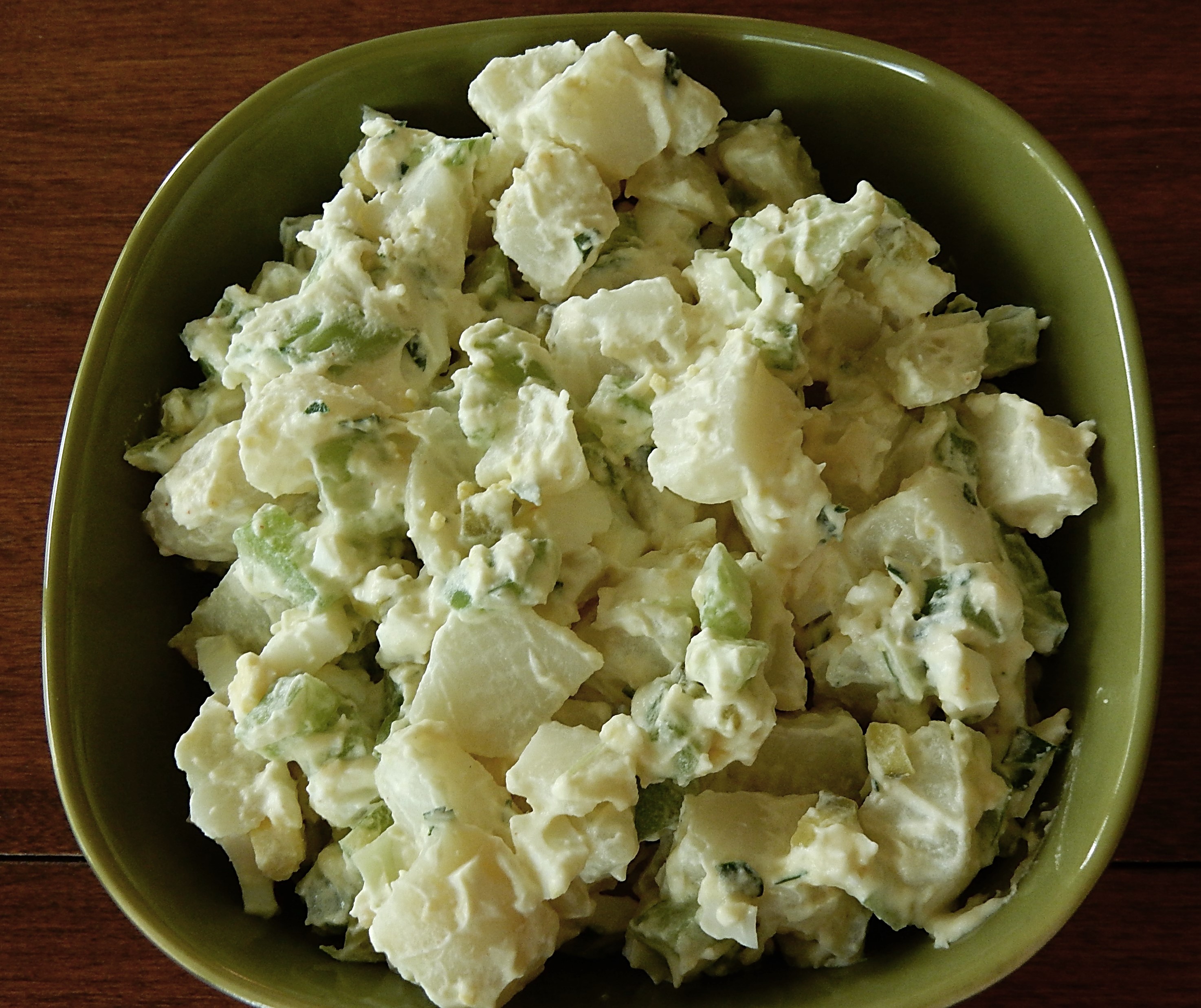 Potaot and Egg Salad in bowl
