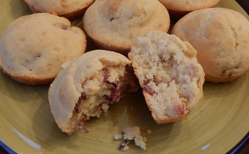 Bacon Muffins on plate