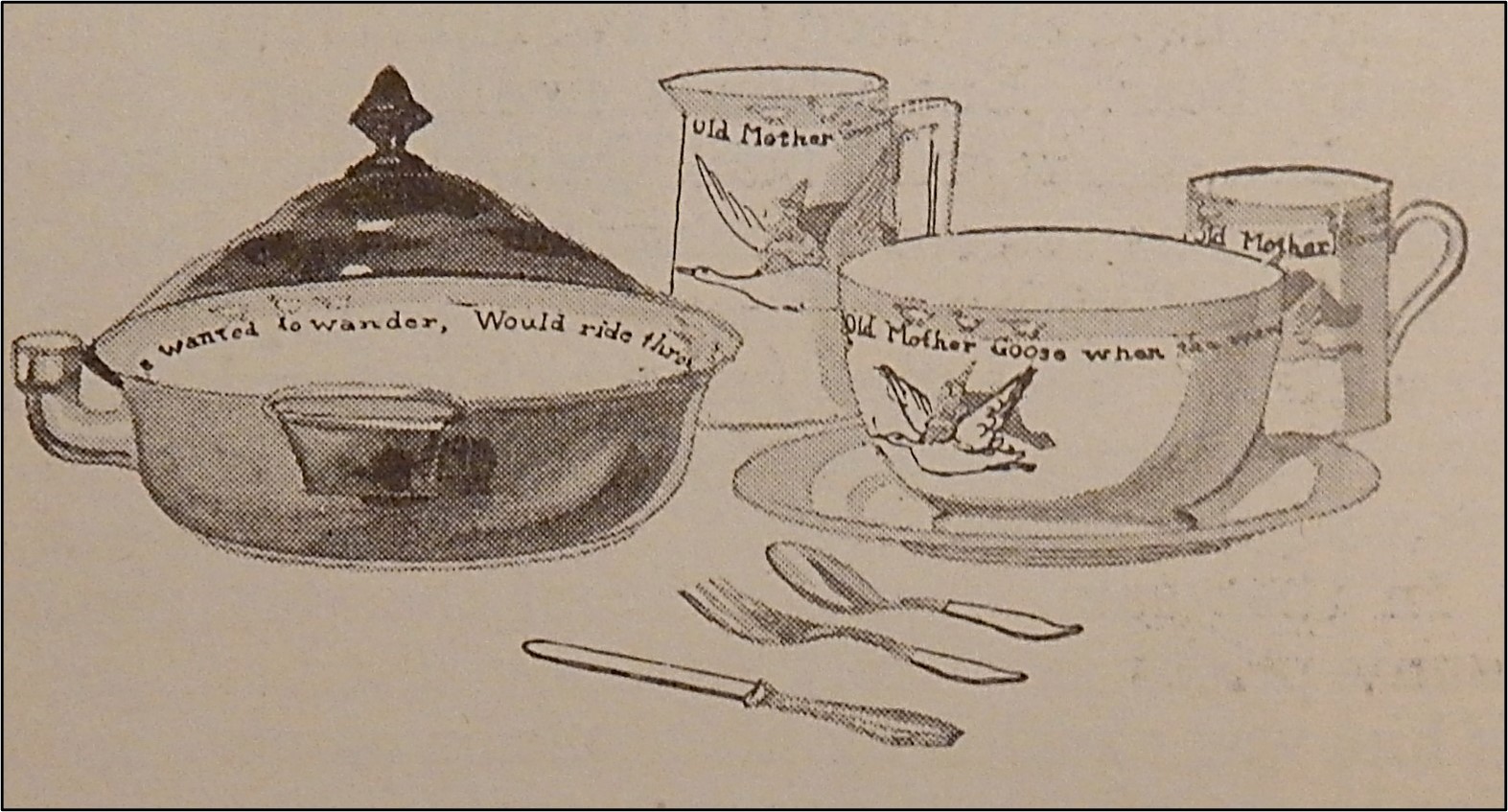 Mother Goose Cereal Set