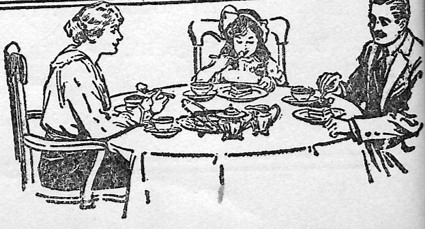 family eating
