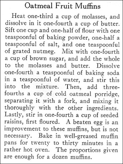 Recipe of Oatmeal Fruit Muffins