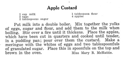 Apple Pudding Recipe