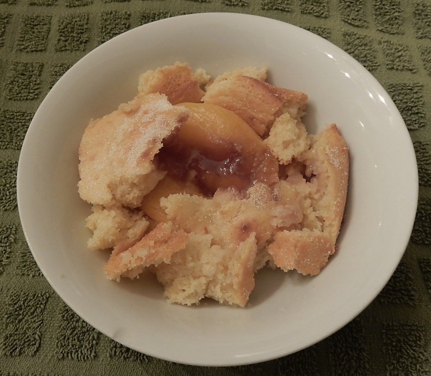 Canned Peach Pudding