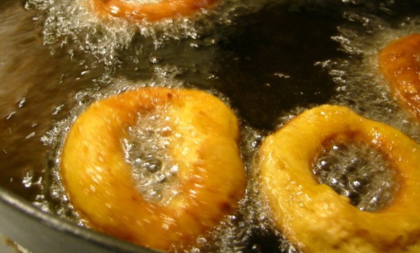 Frying Doughnuts