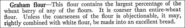 Definition of graham flour
